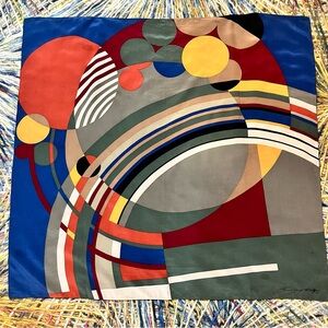 MOMA Museum of Modern Art Frank Lloyd Wright Silk Scarf